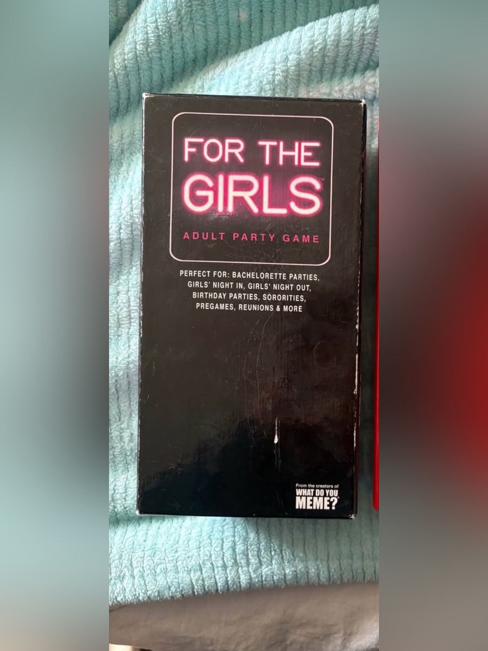 For The Girls Adult Party Game - Black & Pink